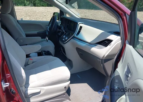 2016 Toyota Sienna Le 7 Passenger/Le 8 Passenger из США, поврежденный, VIN 5TDKK3DC5GS743477